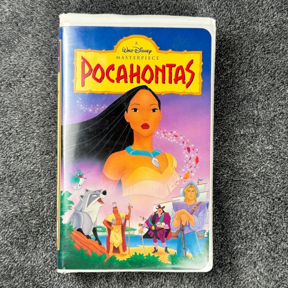 Disney Pocahontas VHS Masterpiece‎ Collection 1996 Clamshell Case 5741A G Rating